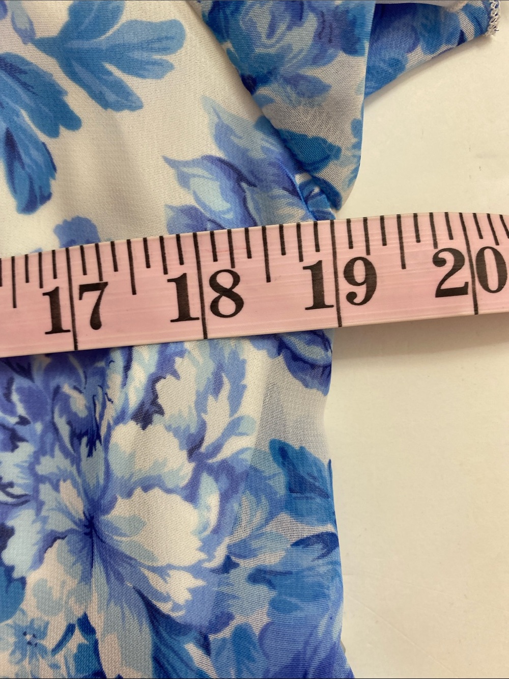 Show Me Your MuMu Floral Mini Dress Blue/White Flowy Lined Party Feminine - Picture 11 of 13